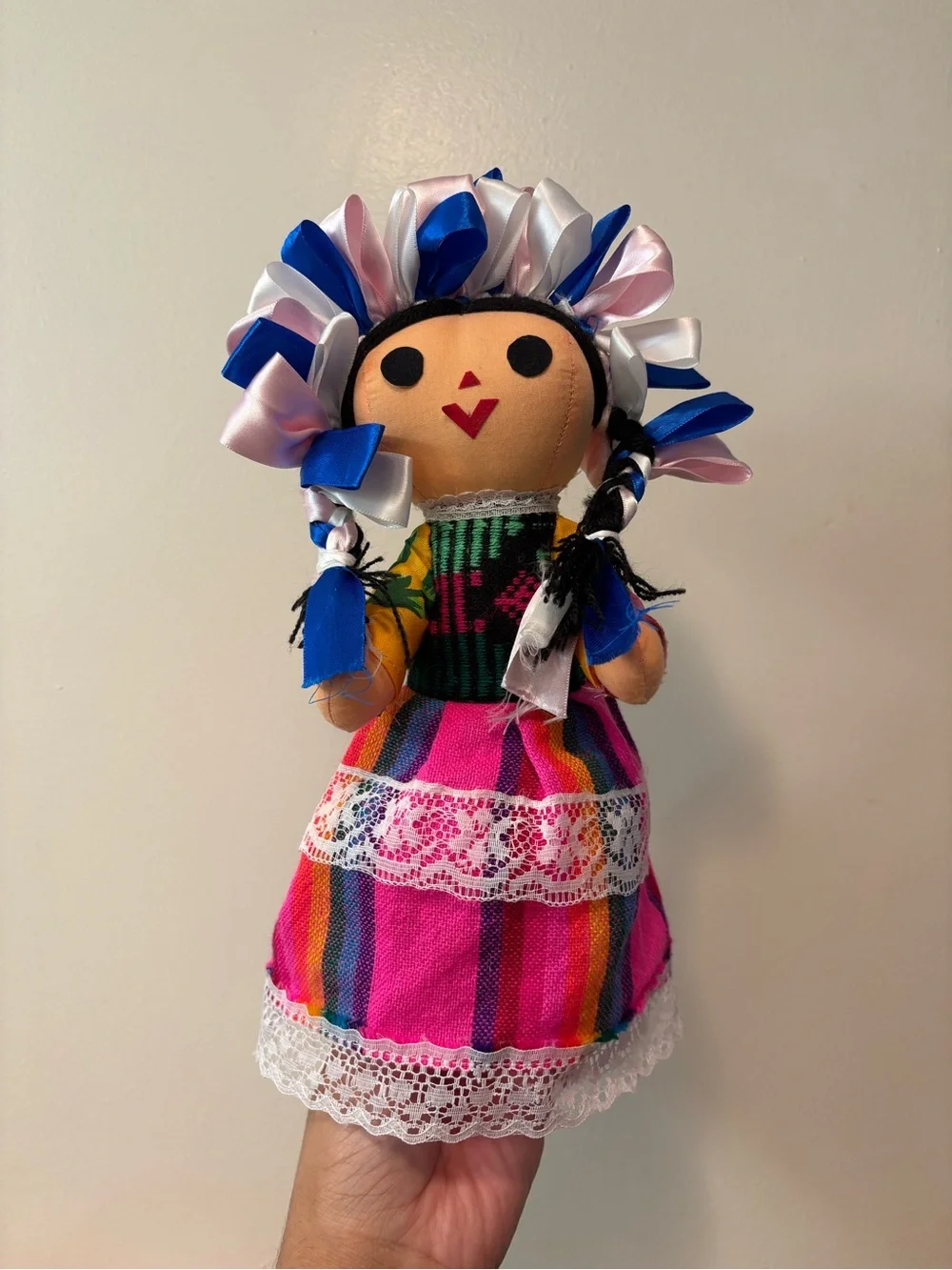 Cute Traditional Mexican Lelé doll
